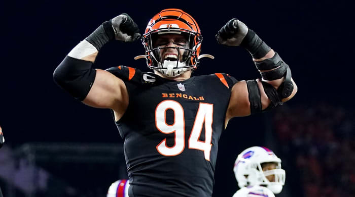Cincinnati Bengals defensive end Sam Hubbard